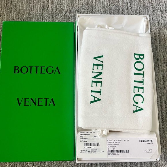 Bottega Veneta Stretch Wedge Lounge Nappa - Moon Beam - 39c - Picture 5 of 5